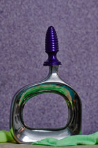 The Marshall Ribbed Butt Plug - Purple