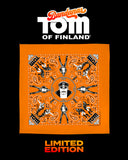 Tom of Finland Bandana by Peachy Kings Orange