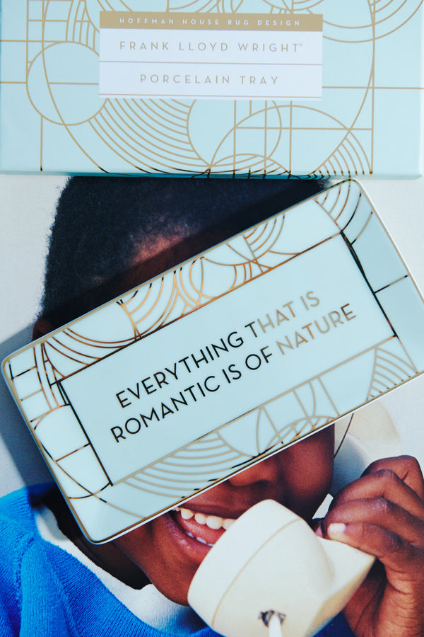 FRANK LLOYD WRIGHT LARGE PORCELAIN TRAY