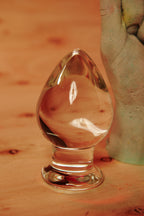 Molten Wide Glass Butt Plug