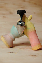 Dark Invader Metal and Silicone Anal Plug - Large