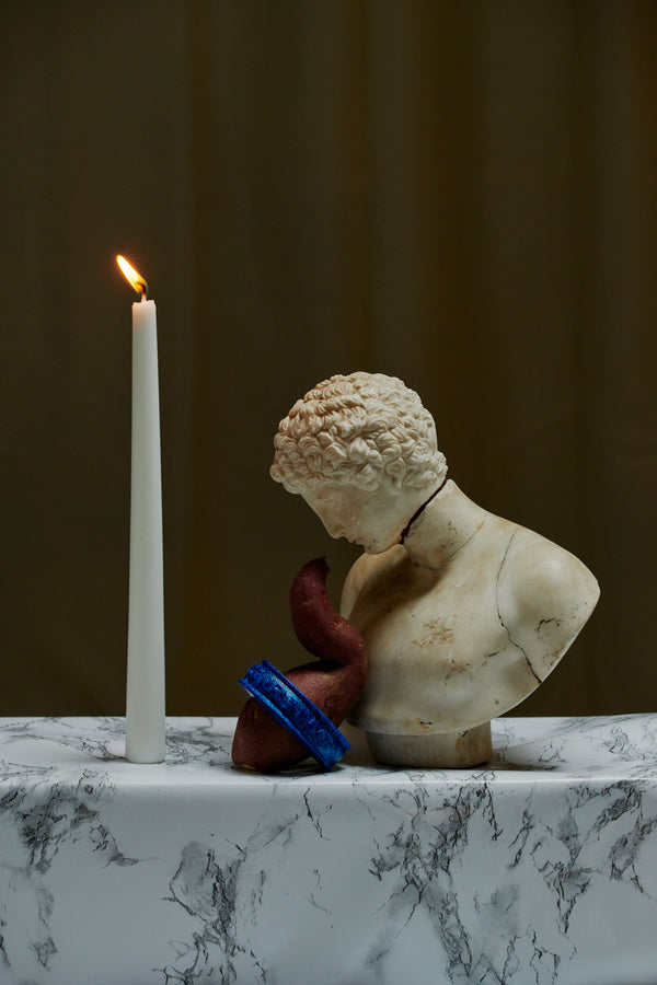 Oxballs Pig Ring Silicone Cock Ring - Blue