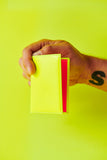 Comme des Garçons Super Fluo Yellow Folded Small Wallet