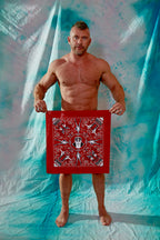 Tom of Finland Bandana by Peachy Kings RED