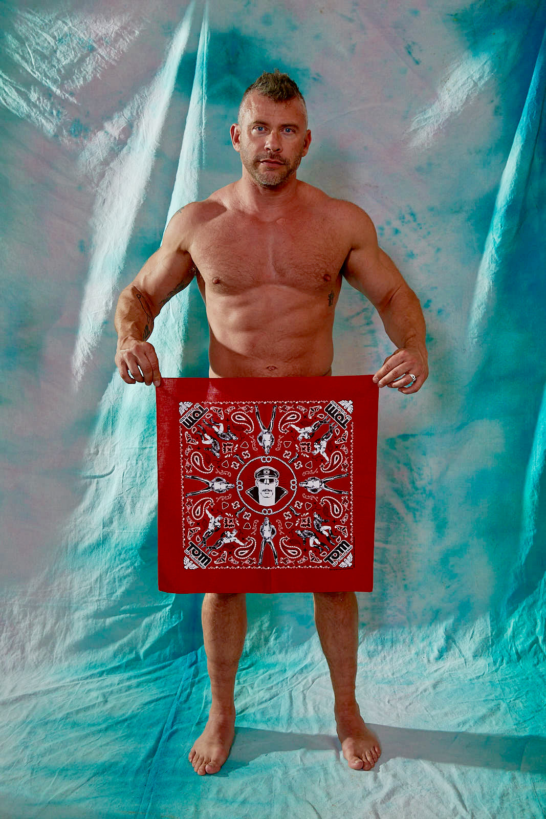 Tom of Finland Bandana by Peachy Kings RED