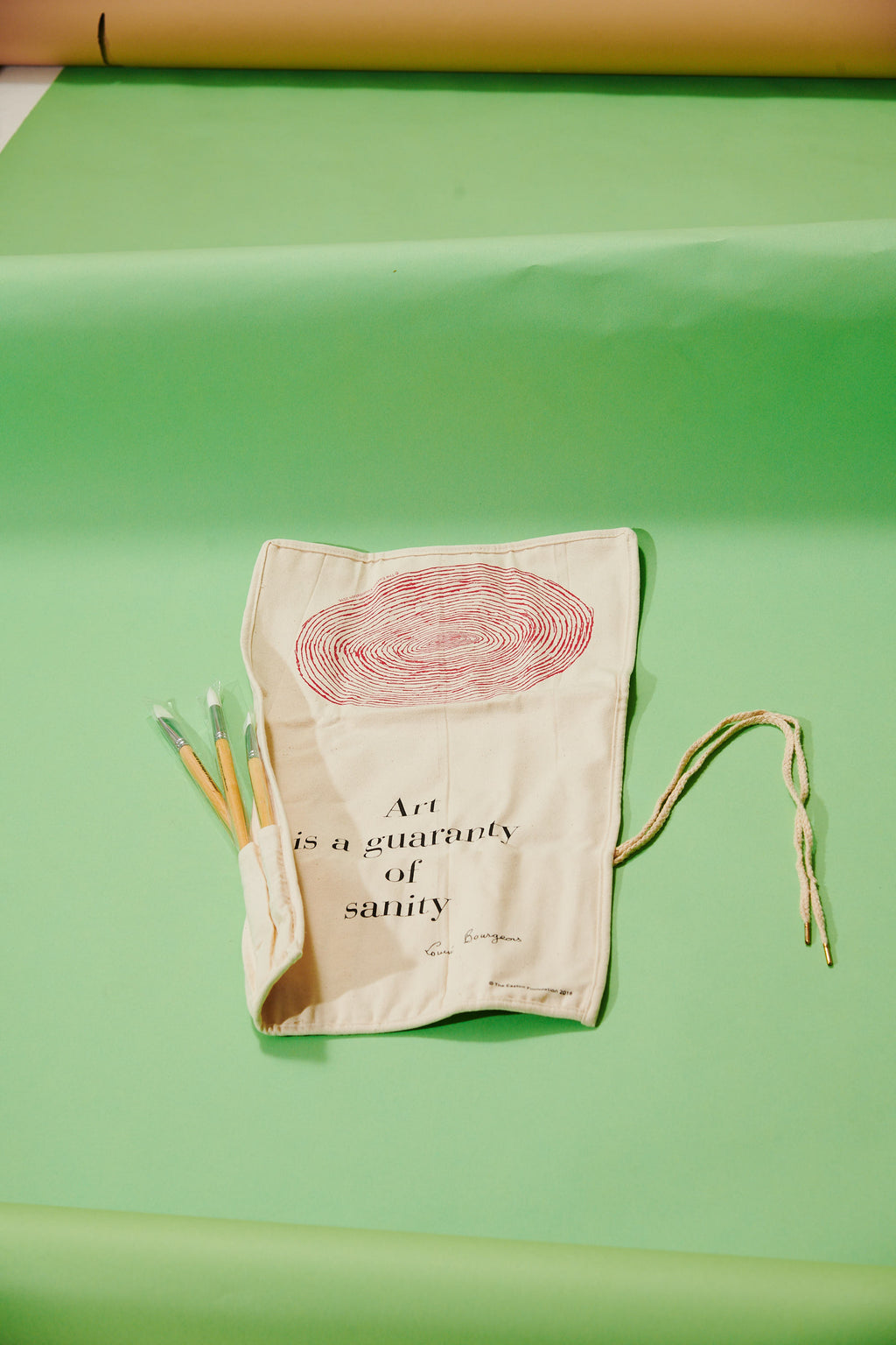 Canvas Brush Roll by Louise Bourgeois x Third Drawer Down
