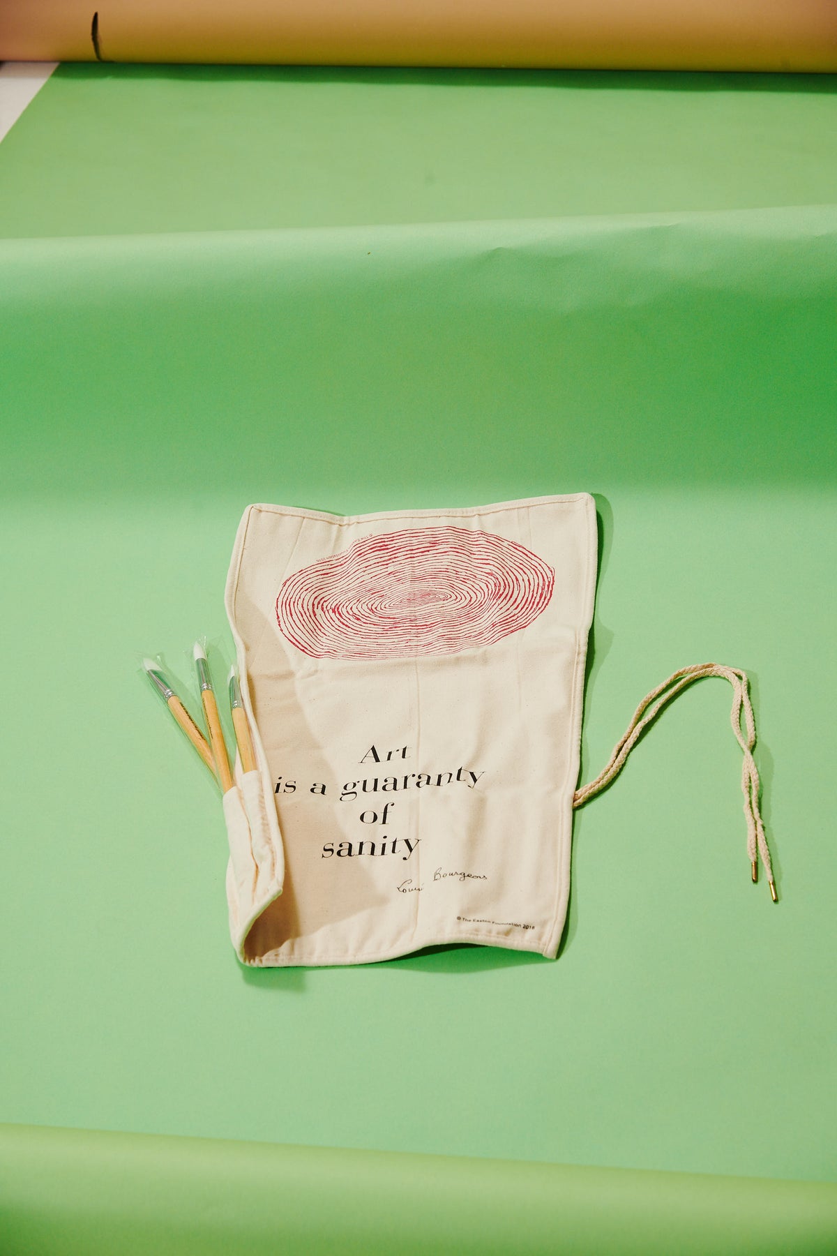 Canvas Brush Roll by Louise Bourgeois x Third Drawer Down