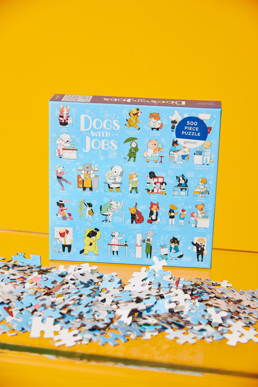 500 Piece Dogs with Jobs Puzzle