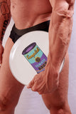 ANDY WARHOL LARGE PORCELAIN PLATE - CAMPBELL- TURQUOISE/PURPLE