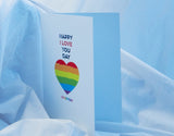 I LOVE YOU GAY GREETING CARD BY KWEER CARDS
