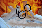 OptiMALE 3 C-Ring Set Silicone Cock Ring Thin (3 Piece Kit) - Black