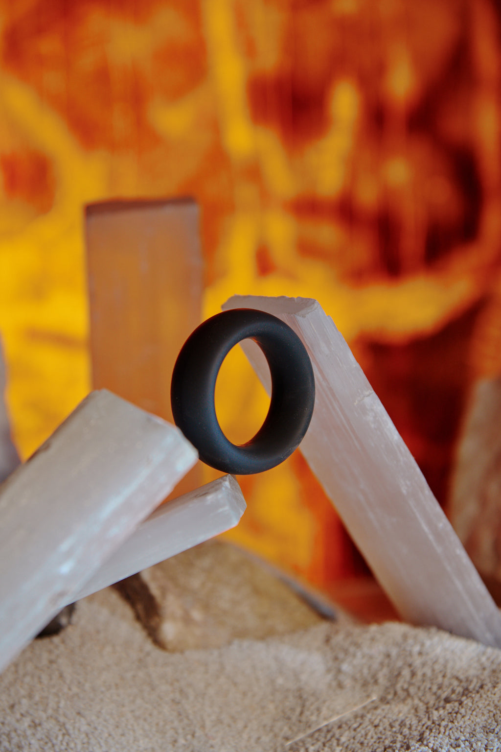 OptiMALE Silicone Cock Ring 35mm - Black
