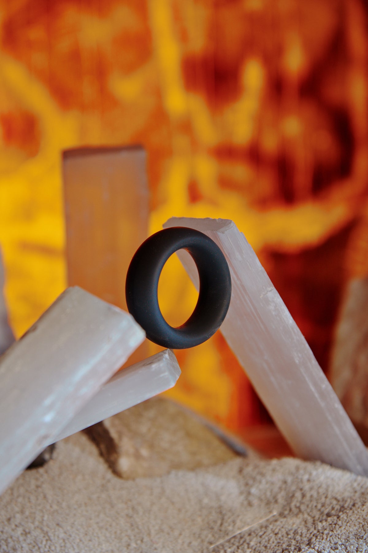 OptiMALE Silicone Cock Ring 35mm - Black
