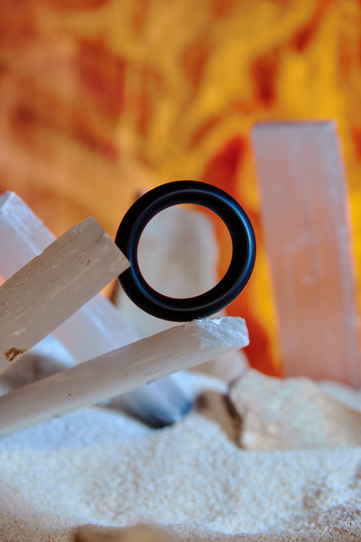 OptiMALE Silicone Cock Ring 40mm - Black