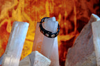 COLT Leather C/B Strap Adjustable Snap Cock Ring - Black