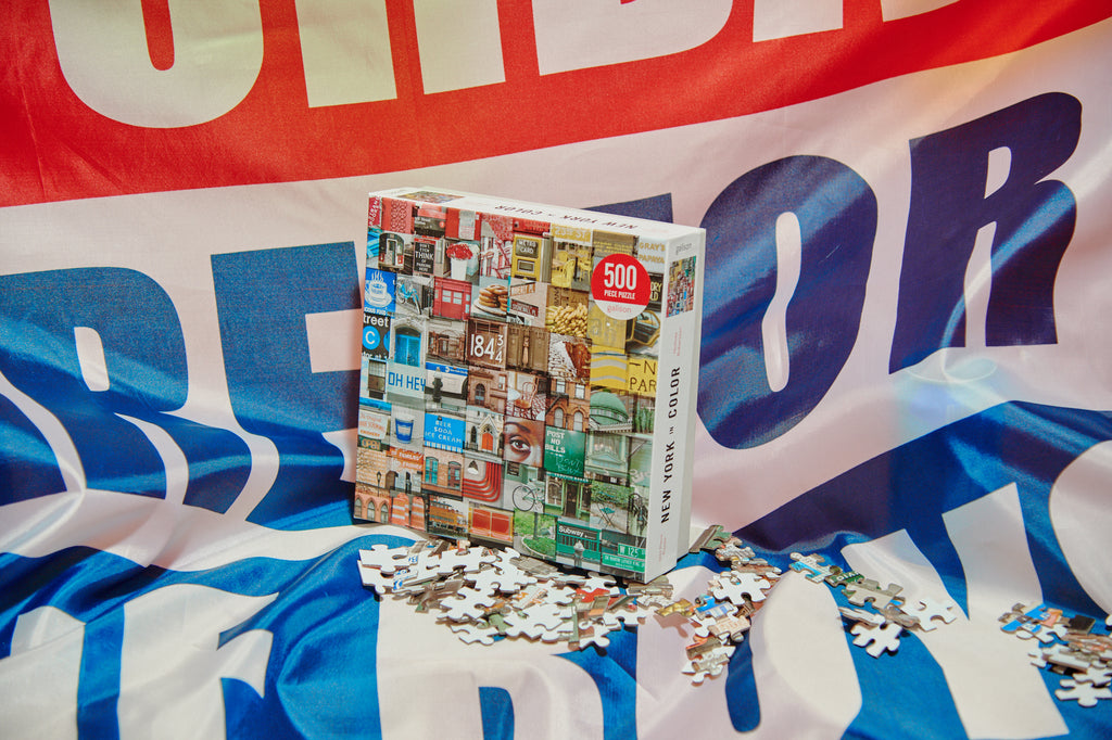 NEW YORK IN COLOR 500 PIECE JIGSAW PUZZLE