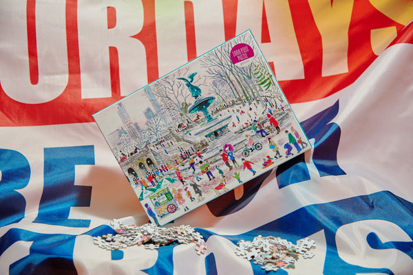 Michael Storrings Bethesda Fountain 1000 Piece Jigsaw Puzzle