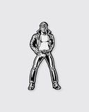 TOM OF FINLAND ENAMEL PIN BY PIN MUSEUM