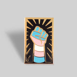 Trans Resist Pin by Gaypin'