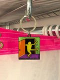 Keith Haring National Coming Out Day Metal Key Ring