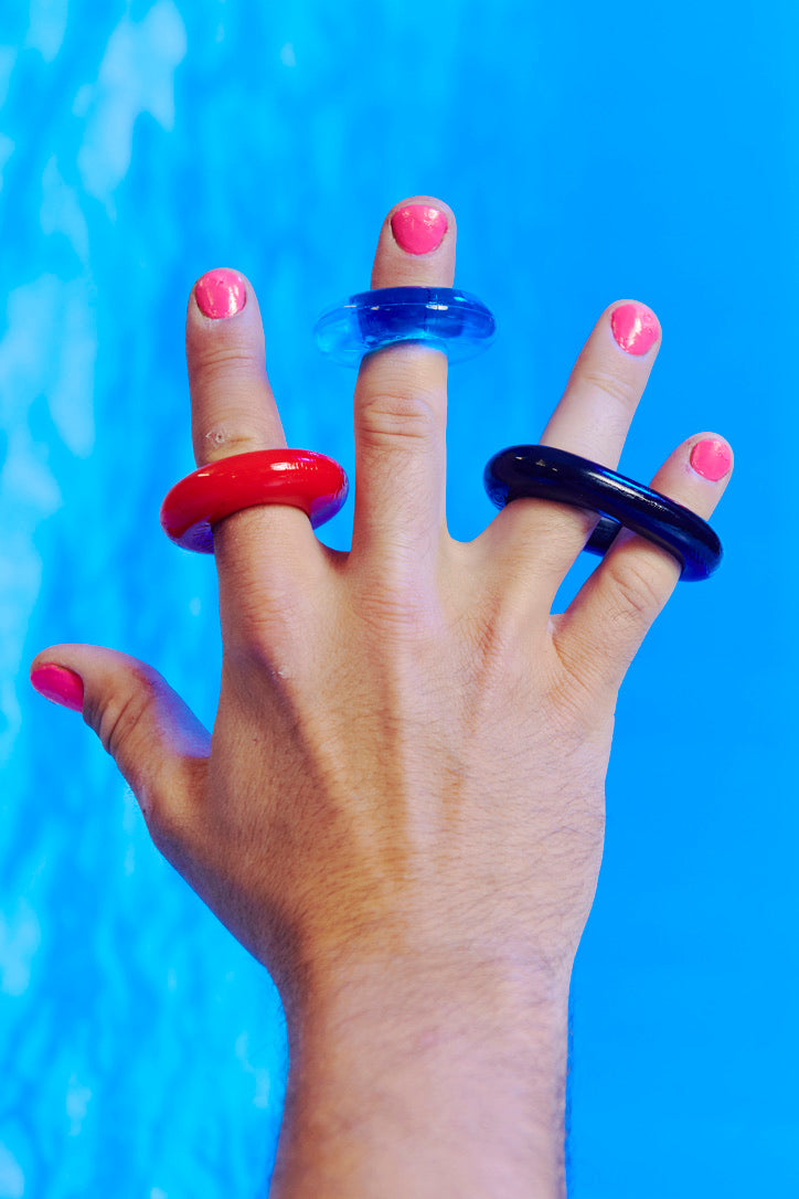 Oxballs Ringer Donut Cockring 3 Pack Multi Color