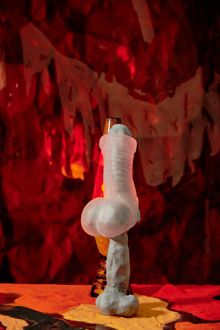 Oxballs Sackjack Wearable Textured Jackoff Sheath Clear