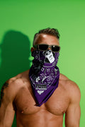 Tom of Finland Bandana by Peachy Kings purple