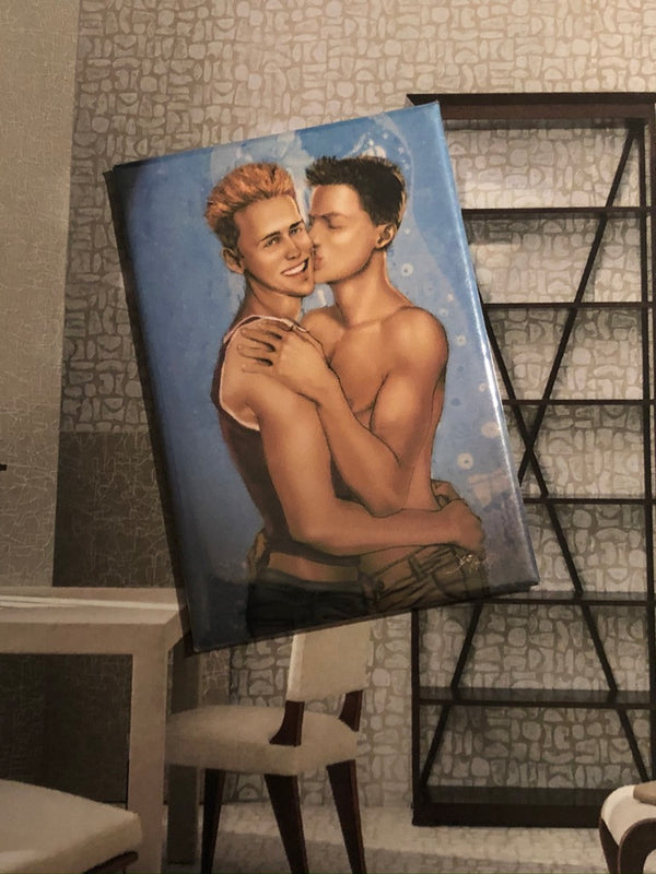 KISSING BY JOE PHILLIPS Magnet