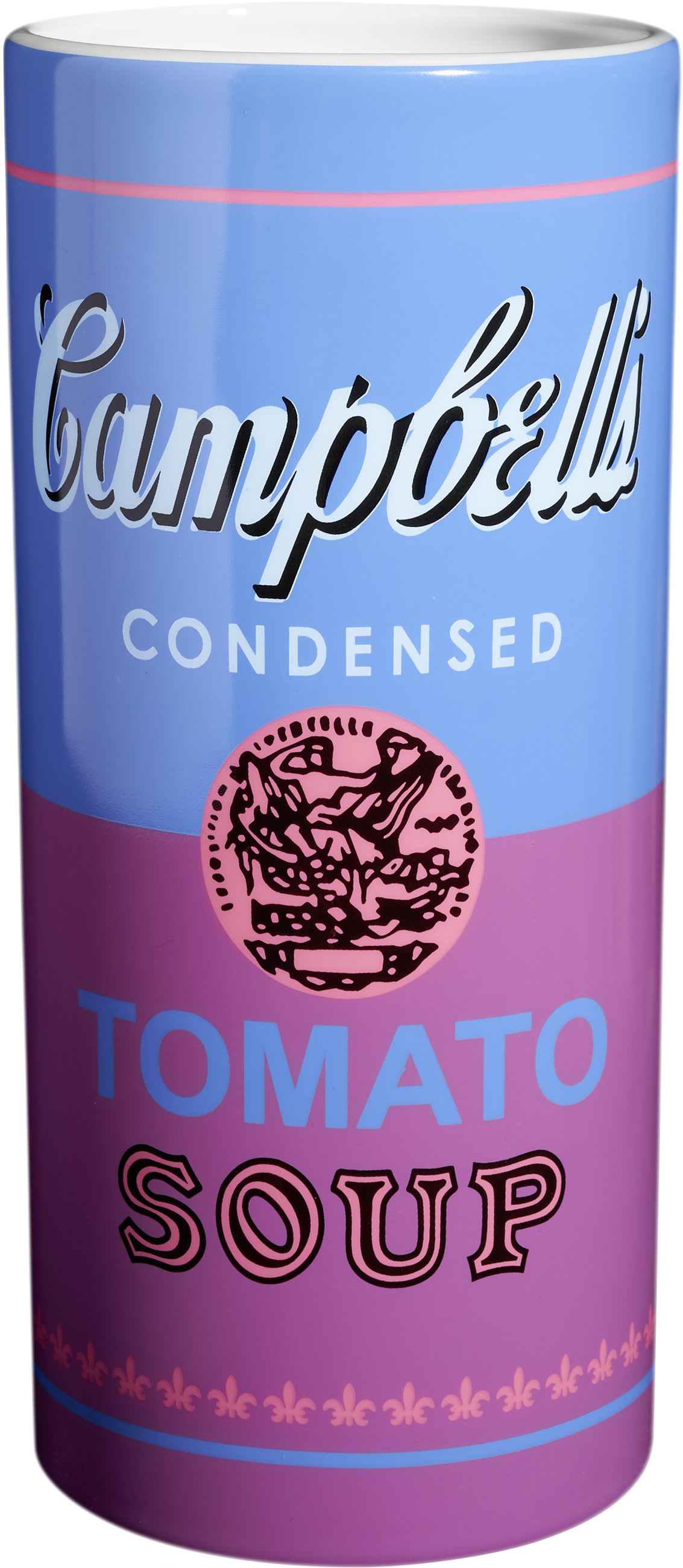 Andy Warhol Ligne Blanche Vase Campbell’s Soup Cans (1965) Purple/Blue