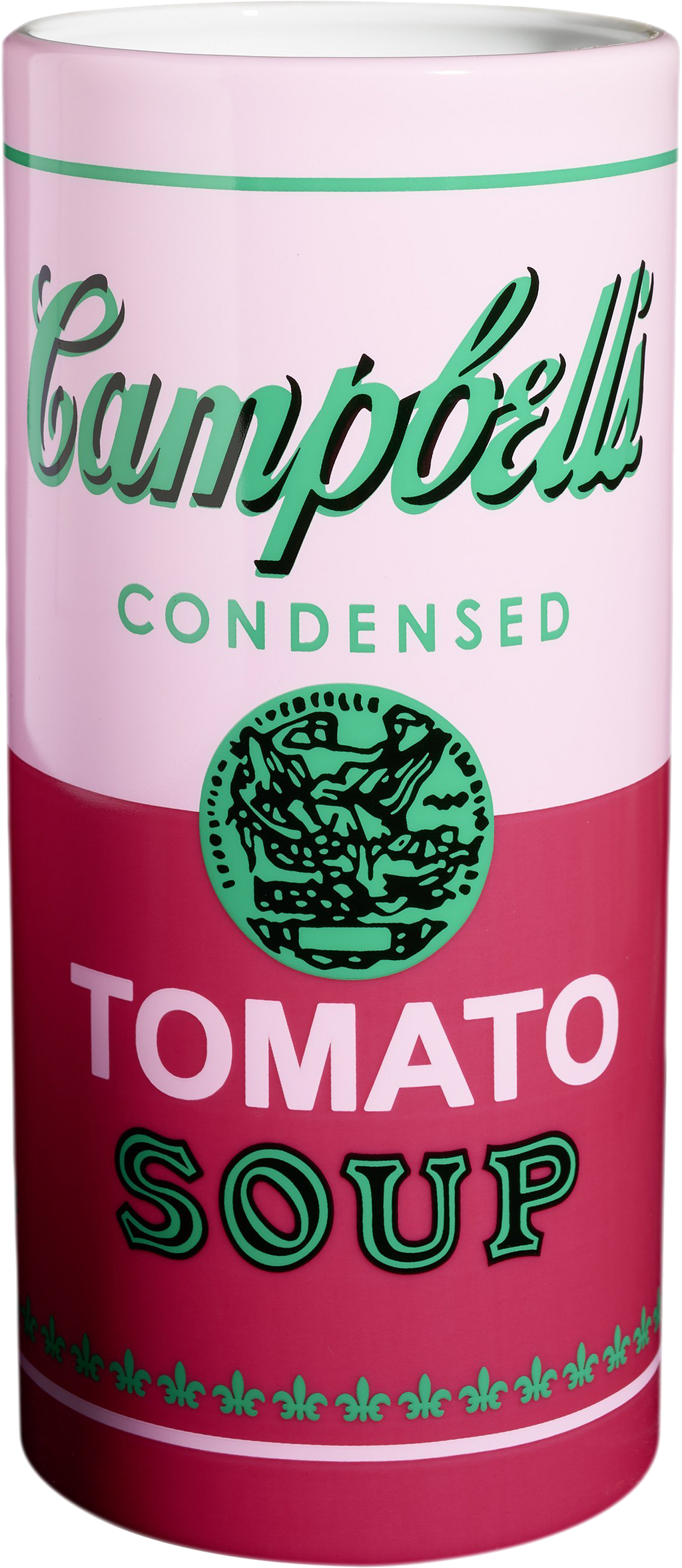 Andy Warhol Ligne Blanche Vase Campbell’s Soup Cans (1965) PINK/RED