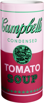 Andy Warhol Ligne Blanche Vase Campbell’s Soup Cans (1965) PINK/RED