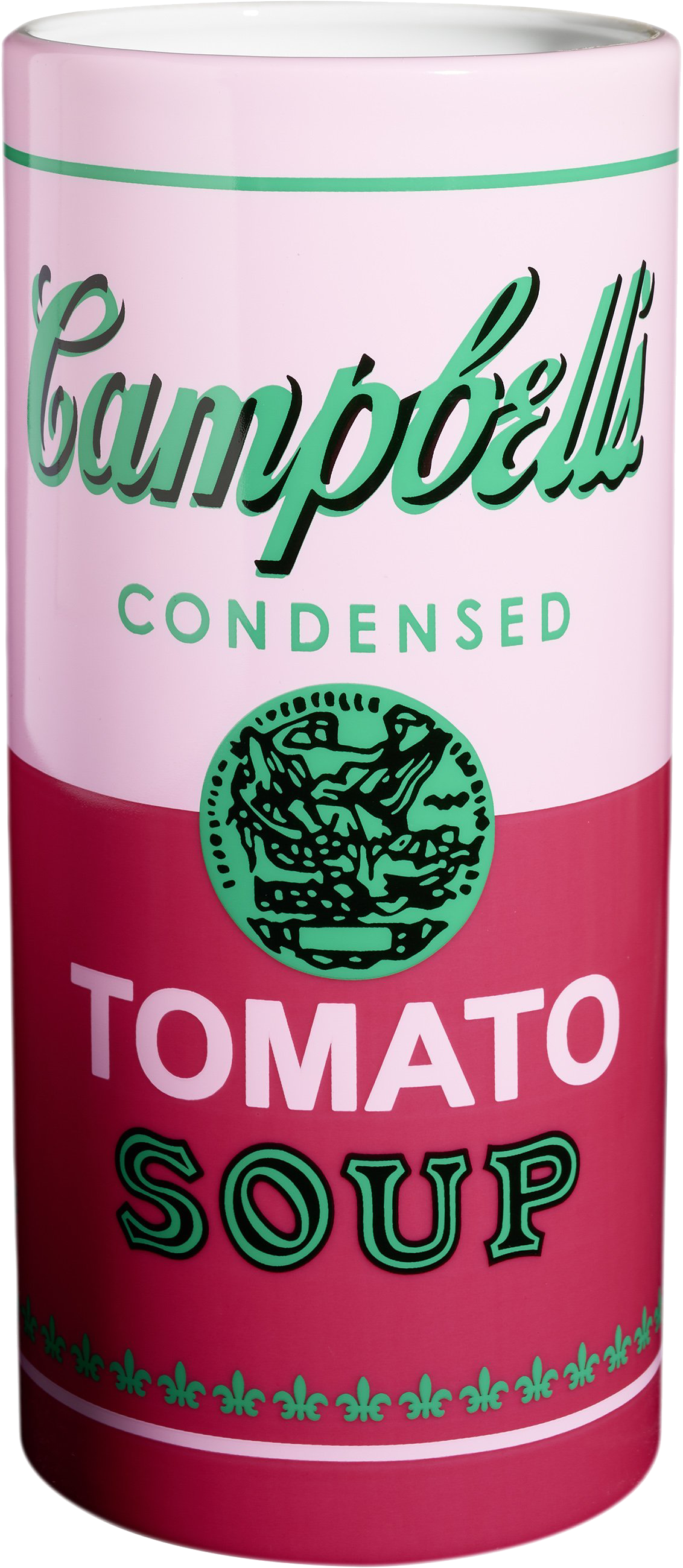 Andy Warhol Ligne Blanche Vase Campbell’s Soup Cans (1965) PINK/RED