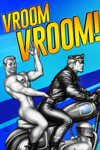 Tom of Finland VROOM VROOM Greeting Card by Kweer Cards