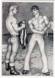 Wet Situation - Tom of Finland Postcard