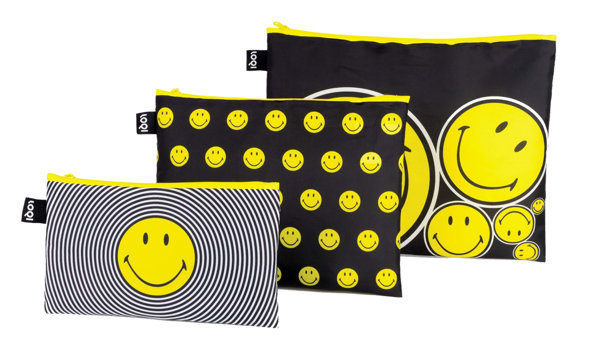 Spiral, Dots, Spots Zip Pockets by LOQI