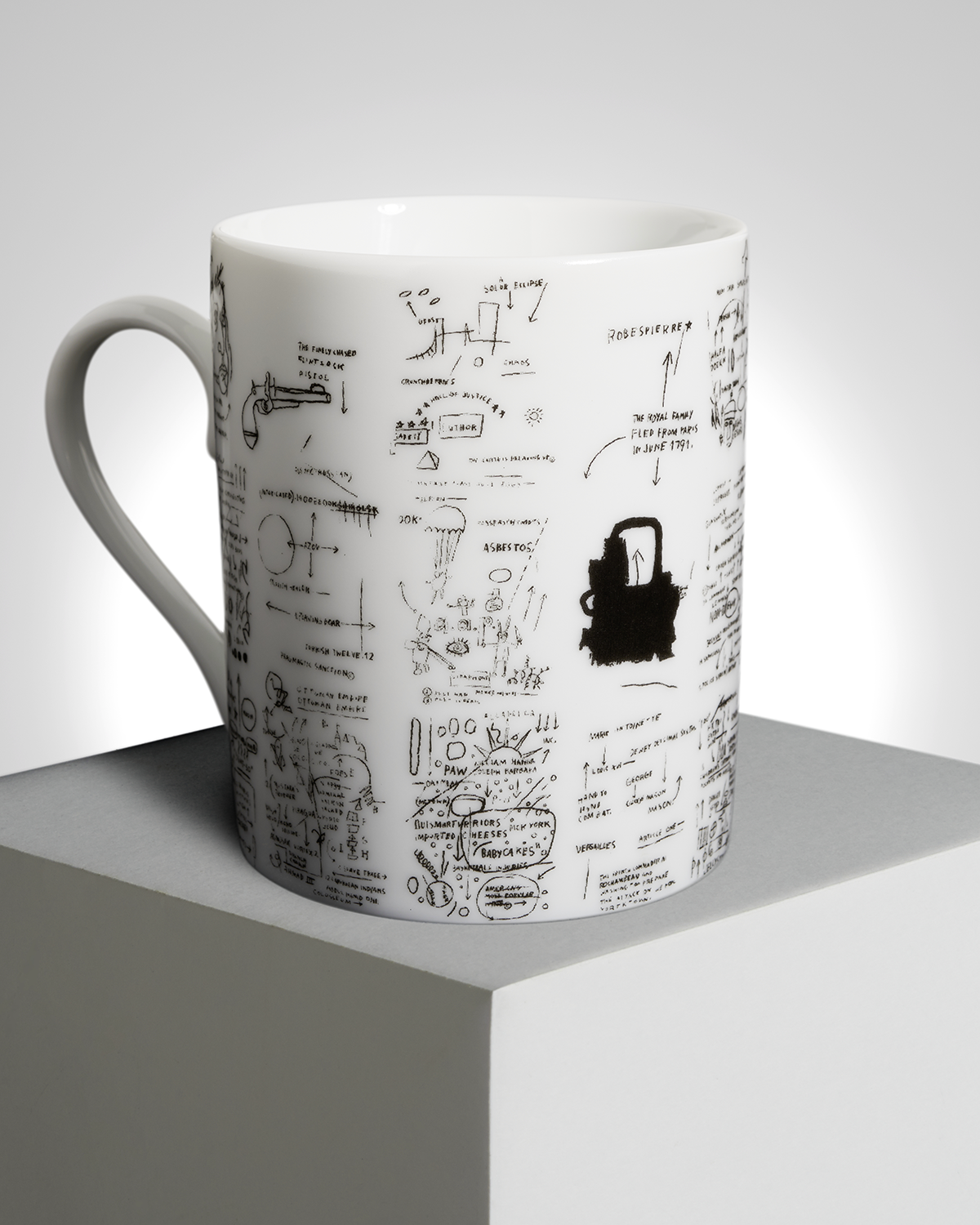Jean-Michel Basquiat "Return of The Central Figure" PORCELAIN MUG