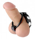 Leather Cock Ring Harness  by Strict Leather