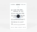 YOU TRIED ENAMEL PIN BY ADAM J. KURTZ