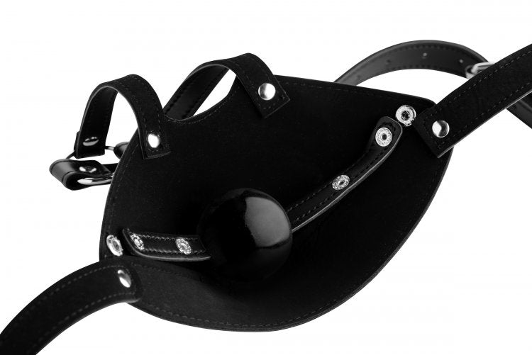 Mouth Harness with Ball Gag  by Strict Leather
