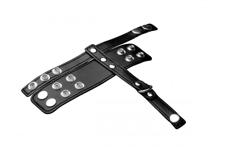 Cock Strap and Ball Stretcher  by Strict Leather