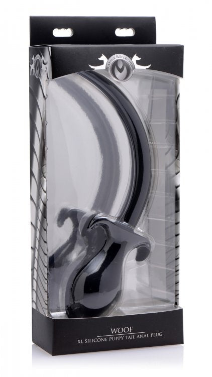 Woof XL Silicone Puppy Tail butt plug