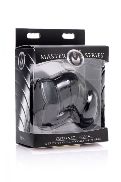 Detained 2.0 Restrictive Chastity Cage with Nubs