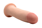9 Inch Ultra Real Dual Layer Suction Cup dildo w/o Balls by USA Cocks - Light Skin Tone