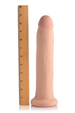 11 Inch Ultra Real Dual Layer Suction Cup dildo w/o Balls by USA Cocks - Light Skin Tone