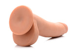 8 Inch Ultra Real Dual Layer Dildo by USA Cocks - Light Skin Tone