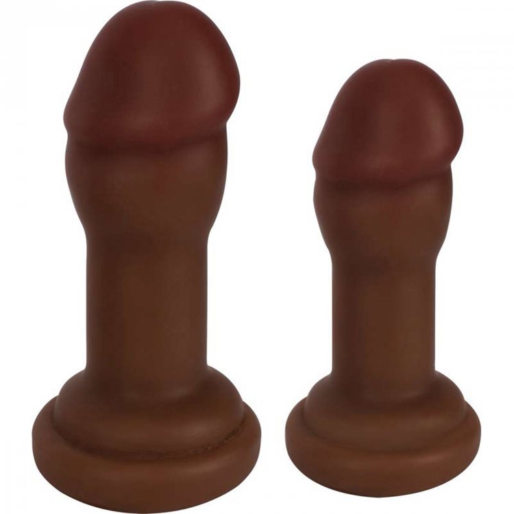 JOCK Cockhead Butt Plugs Duo - Brown
