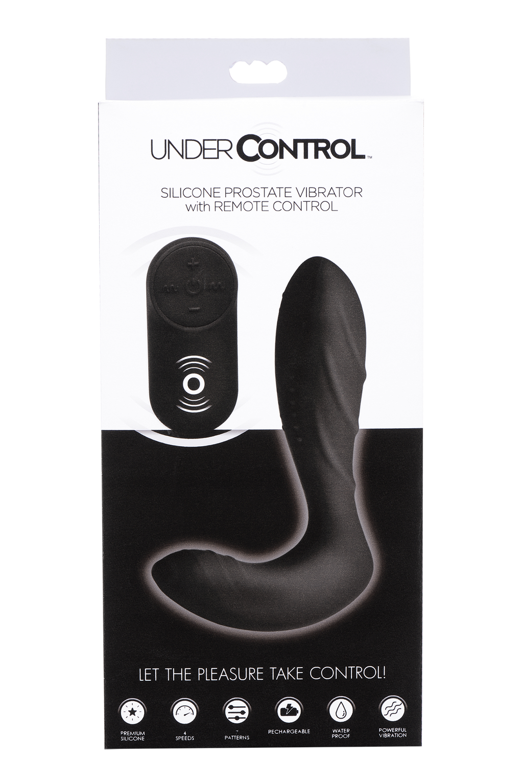 Under Control Silicone Prostate Vibrator with Remote Control