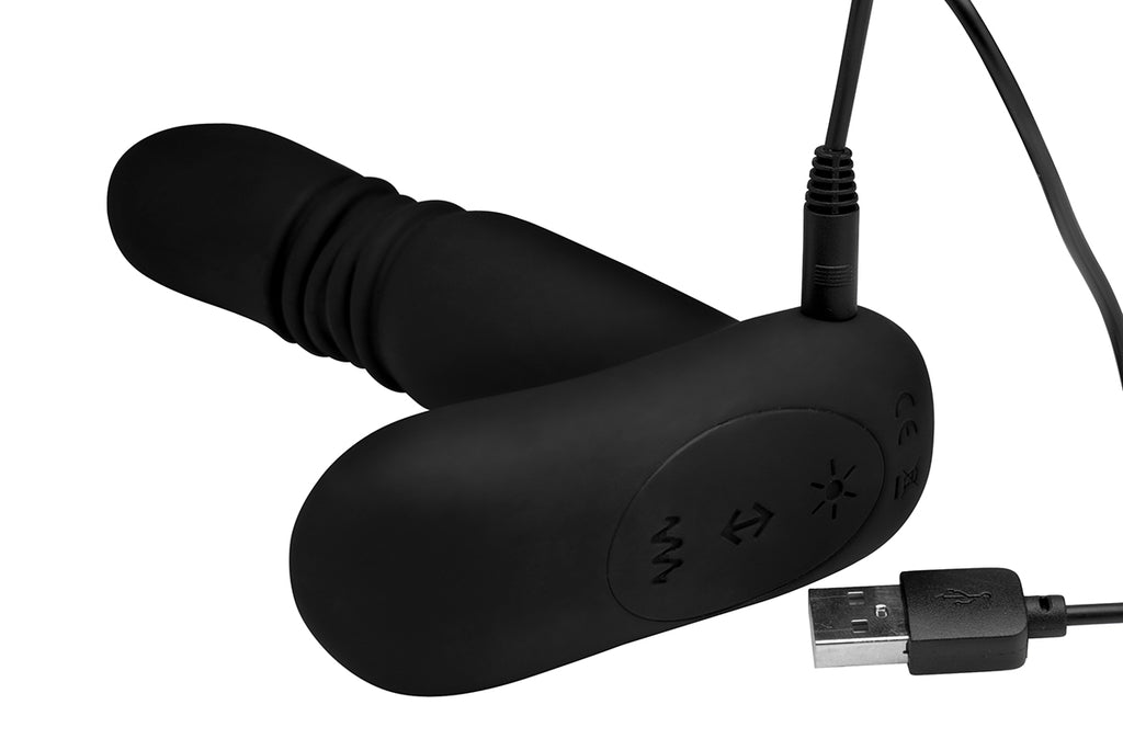 Under control silicone thrusting anal plug with remote control CULTUREEDIT Under control silicone thrusting anal plug with remote control CULTUREEDIT