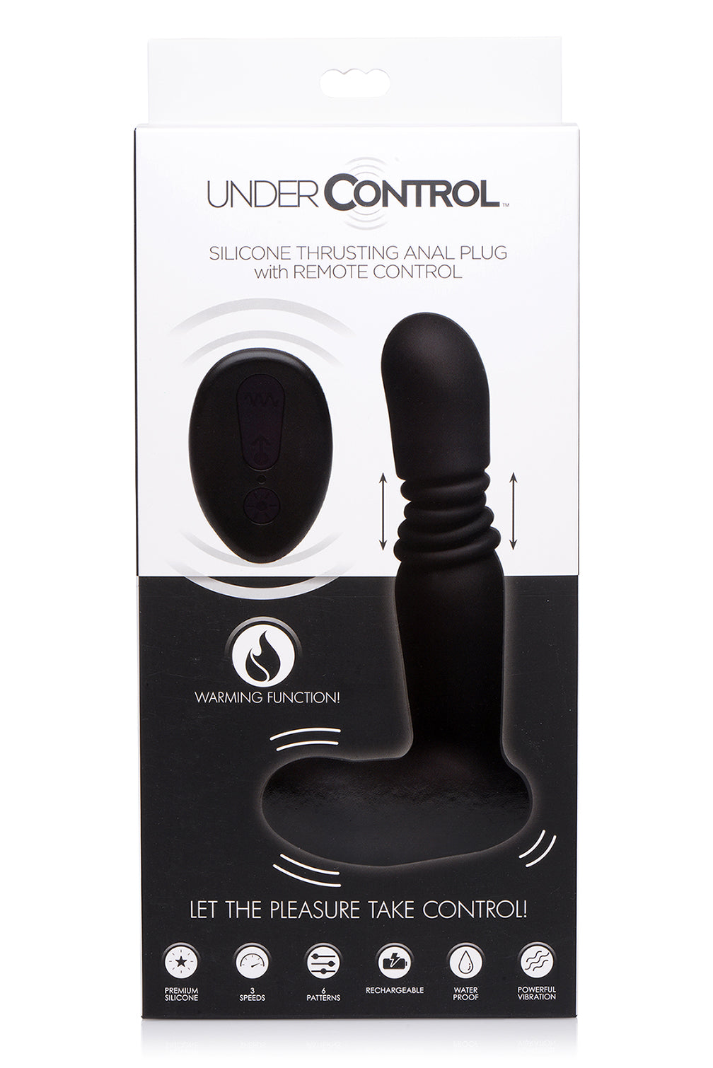 Under control silicone thrusting anal plug with remote control CULTUREEDIT Under control silicone thrusting anal plug with remote control CULTUREEDIT