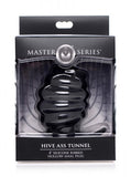 Hive Ass Tunnel Silicone Ribbed Hollow Anal Plug - Large
